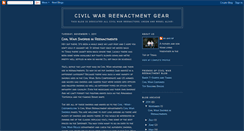 Desktop Screenshot of civilwarreenactmentgear.blogspot.com