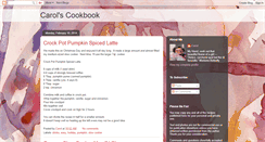 Desktop Screenshot of carolscookbook.blogspot.com