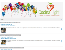 Tablet Screenshot of envia-cocinalight.blogspot.com