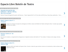 Tablet Screenshot of espaciolibreboletin.blogspot.com