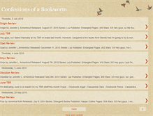 Tablet Screenshot of confessionsofabookworm.blogspot.com