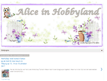 Tablet Screenshot of aliceinhobbyland.blogspot.com