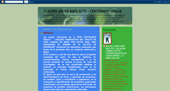 Desktop Screenshot of claudioraezcentenariounalmpw1.blogspot.com