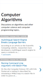 Mobile Screenshot of computeralgorithms.blogspot.com