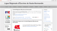 Desktop Screenshot of ligue-escrime-haute-normandie.blogspot.com