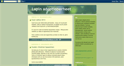 Desktop Screenshot of lapinadoptioperheet.blogspot.com