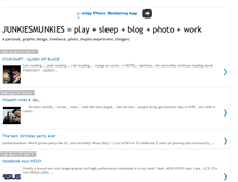 Tablet Screenshot of junkiesmunkies.blogspot.com