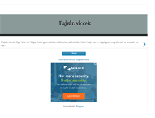 Tablet Screenshot of pajzanviccek.blogspot.com