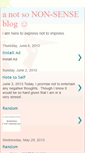 Mobile Screenshot of anotsononsense.blogspot.com