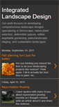 Mobile Screenshot of integratedlandscapedesign.blogspot.com