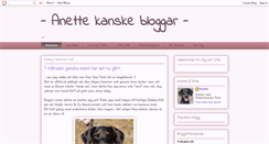 Desktop Screenshot of anettebsblogg.blogspot.com