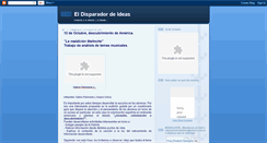 Desktop Screenshot of eldisparadordeideas.blogspot.com