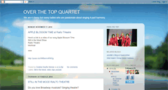 Desktop Screenshot of overthetopquartet.blogspot.com
