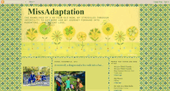 Desktop Screenshot of missadaptation.blogspot.com