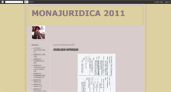 Desktop Screenshot of monajuridica2011.blogspot.com