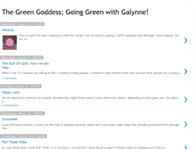 Tablet Screenshot of goinggreenwithg.blogspot.com