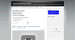 Desktop Screenshot of federacionfutbolboliviano.blogspot.com