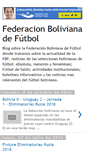 Mobile Screenshot of federacionfutbolboliviano.blogspot.com