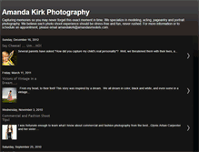 Tablet Screenshot of amandakirkphotography.blogspot.com