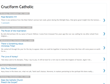 Tablet Screenshot of cruciformcatholic.blogspot.com