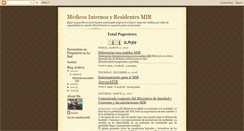 Desktop Screenshot of medicosresidentesmir.blogspot.com