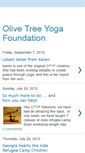 Mobile Screenshot of olivetreeyogafoundation.blogspot.com