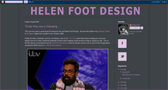 Desktop Screenshot of helenfootdesign.blogspot.com