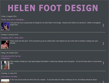 Tablet Screenshot of helenfootdesign.blogspot.com