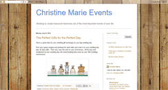 Desktop Screenshot of christinemarieevents.blogspot.com