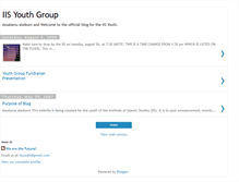 Tablet Screenshot of iisyouth.blogspot.com