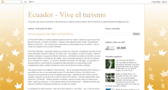 Desktop Screenshot of ecuadorviveelturismo.blogspot.com