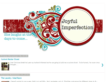 Tablet Screenshot of joyfulimperfection.blogspot.com