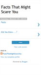 Mobile Screenshot of factsthatmightscareyou.blogspot.com