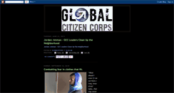 Desktop Screenshot of globalcitizencorps.blogspot.com