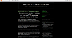 Desktop Screenshot of bandasdecordobaunidas.blogspot.com