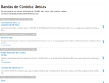 Tablet Screenshot of bandasdecordobaunidas.blogspot.com