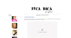 Desktop Screenshot of fica-dica.blogspot.com