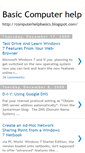 Mobile Screenshot of computerhelpbasics.blogspot.com
