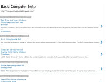 Tablet Screenshot of computerhelpbasics.blogspot.com