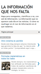 Mobile Screenshot of lainformacionquenosfalta.blogspot.com