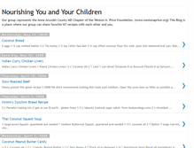 Tablet Screenshot of nourishingyouandyourchildren.blogspot.com