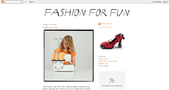 Desktop Screenshot of fashionforfunnorway.blogspot.com