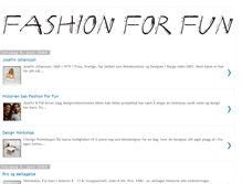 Tablet Screenshot of fashionforfunnorway.blogspot.com