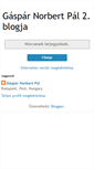Mobile Screenshot of gasparnorbert.blogspot.com