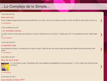 Tablet Screenshot of locomplejodelosimple.blogspot.com
