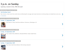 Tablet Screenshot of 3pmonsunday.blogspot.com