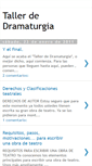 Mobile Screenshot of curso-dramaturgia.blogspot.com