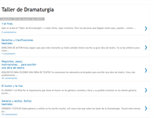 Tablet Screenshot of curso-dramaturgia.blogspot.com