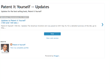 Tablet Screenshot of patentityourselfupdates.blogspot.com