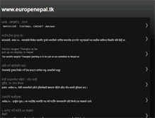 Tablet Screenshot of europenepal.blogspot.com